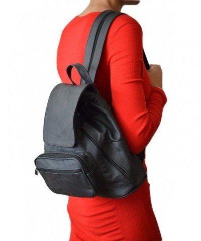 Genuine Leather Backpack Womens Shoulder