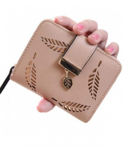 Womens Wallet Gold Leaf Motif