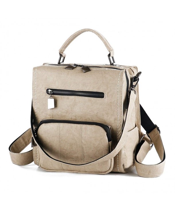 Women Backpack Purse Leather Handbag Bag Ladies Rucksack Travel Tote ...