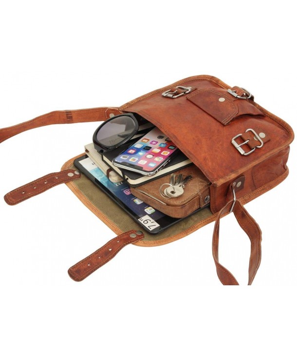 Vintage Handmade Travel Distressed Satchel Leather Sling Bag for Women ...