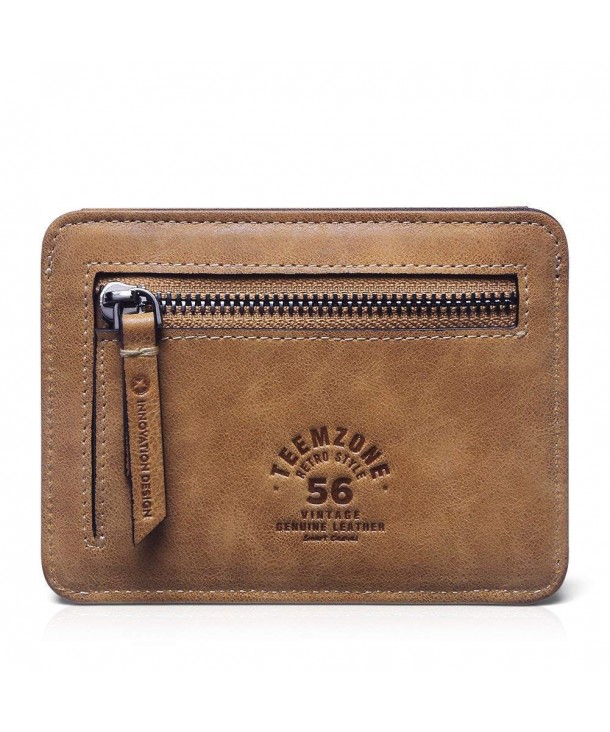 Teemzone Leather Wallet Pocket Credit