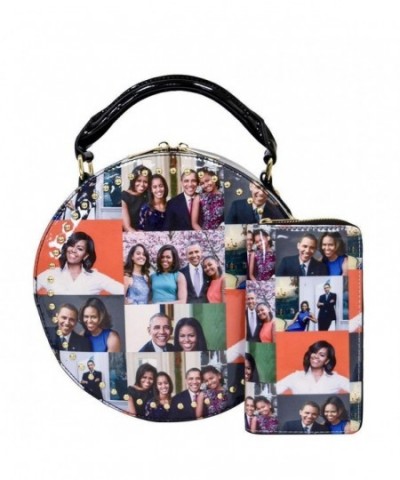 magazine collage crossbody Michelle satchel