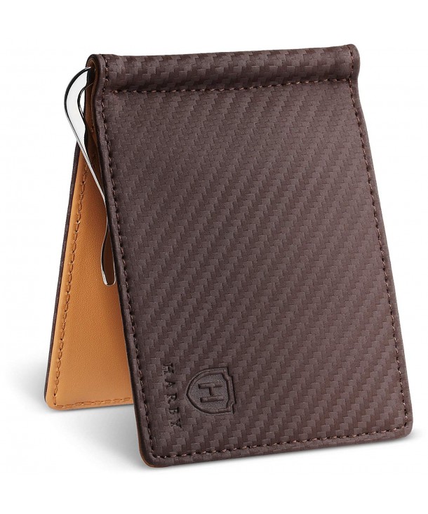 Harby Money Wallet Brown Yellow