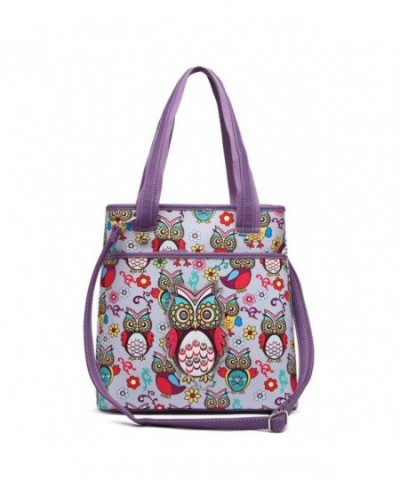 Colorful Print Over Handle Tote