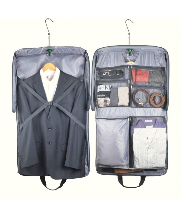 Foldable Carry On Garment Bag Fit 3 Suits- Luggage Suit Bag for Travel ...