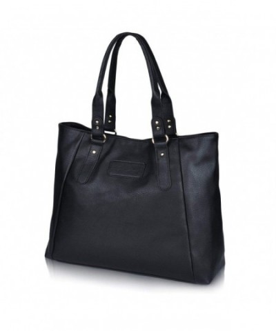 ZMSnow Leather Handbags Lightweight 3 black