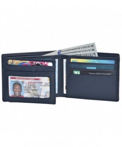 Mens RFID Leather Wallet Blocking