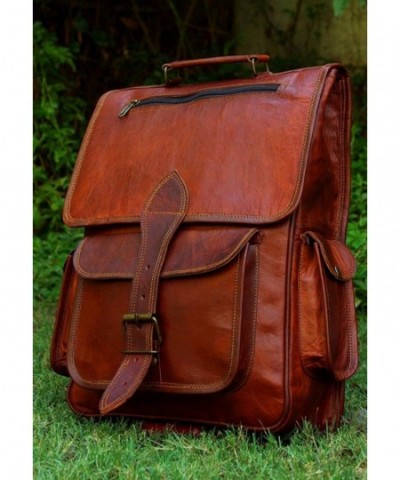 Genuine Leather Rucksack Backpack Handmadecraft