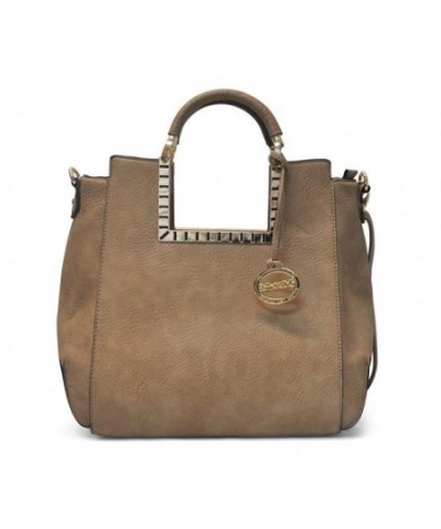 Sorrentino Womens Handbag Tote Khaki