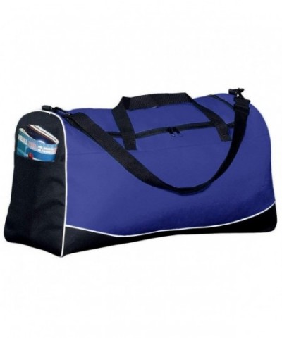 Large Tri Color Sport Bag Purple