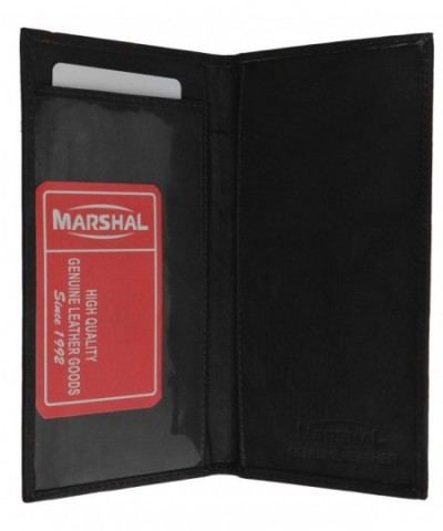 Crafted Genuine Leather Checkbook simple 156