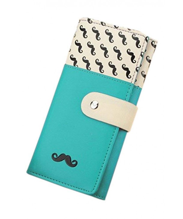 Polytree Womens Mustache Leather Wallet