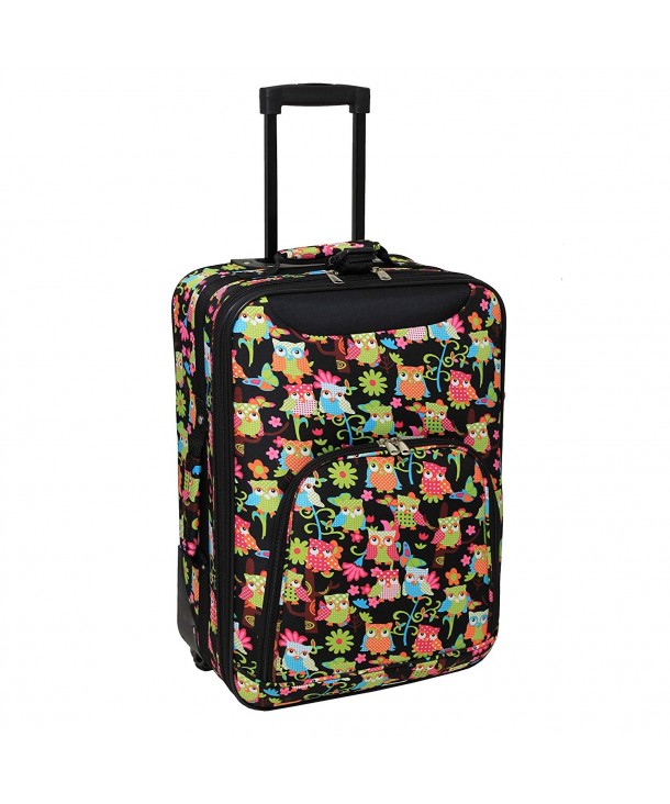 World Traveler Rolling Luggage Suitcase