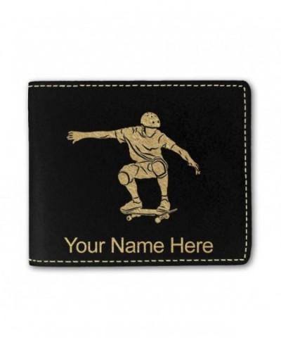 Leather Skateboarding Personalized Engraving Included
