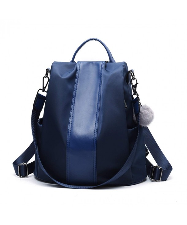 Backpack Anti theft Convertible Shoulder Girls Navy