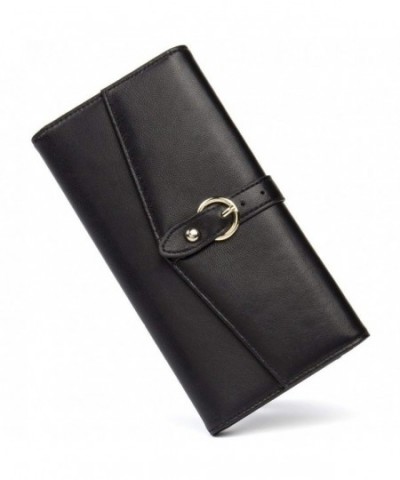 Cluci Womens Blocking Leather Wallets