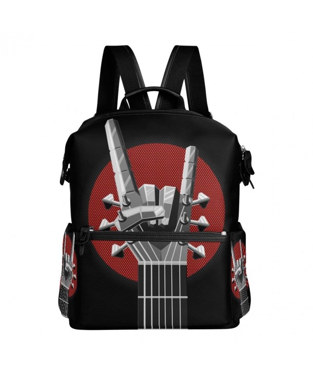 Guitar Lightweight Waterproof Backpack Travel Daypack