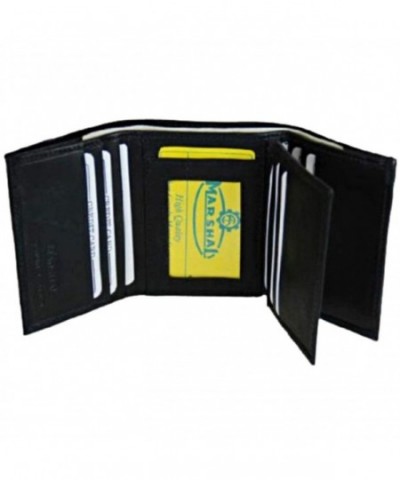 Leather Tri fold Mens Wallet 1107