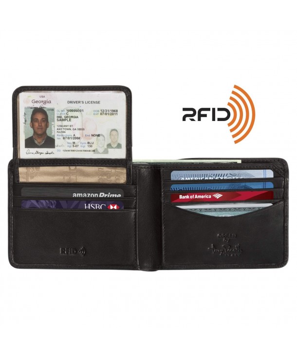 Leather Removable Passcase Organizer Currency