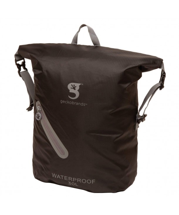 geckobrands Waterproof Lightweight Backpack Black