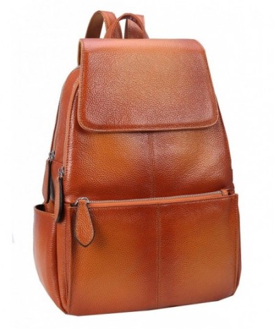 Womens Leather Backpack Daypacks Fashion