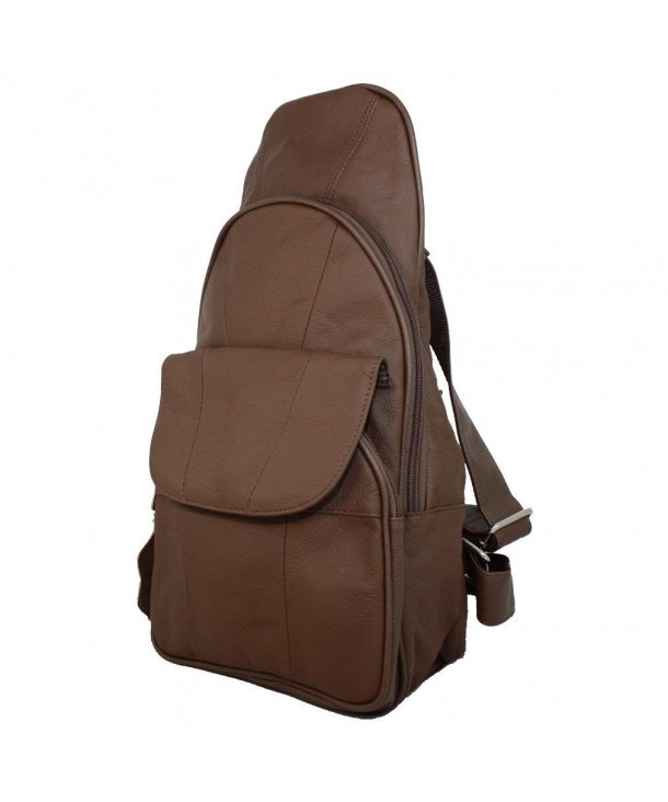 Genuine Leather Backpack Daypack Shoulder