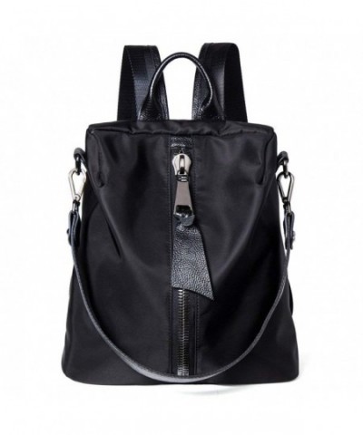 NAWO microfibre Backpack Handbags Girls Black
