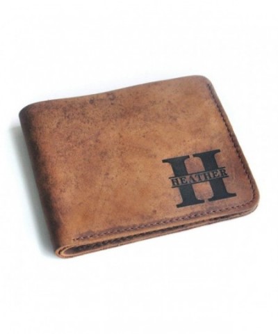 Personalized Leather Wallet Custom Groomsmen