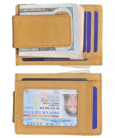 Wallet Pocket Genuine Leather Blocking