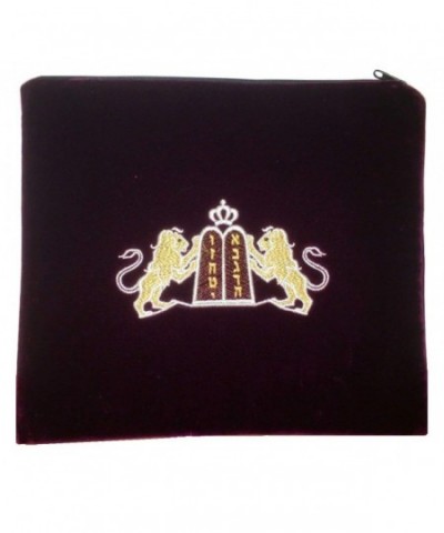 commandments Primarily Silver Embroidery Zippered