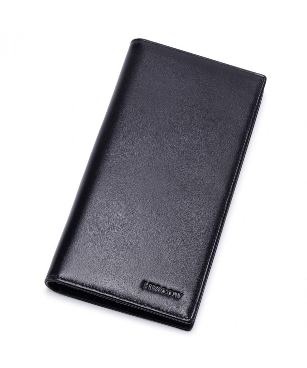 HISCOW Bifold Wallet Zippered Pocket