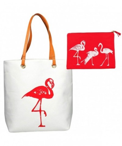 Cotton Canvas Flamingo Accessory Essentials