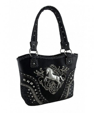 Western Embroidered Concealed Shoulder Handbags