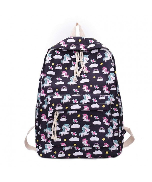 Backpack Unicorn Shoulder Teenage Students