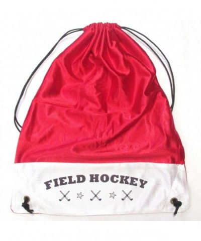Field Hockey Tote Bag Red