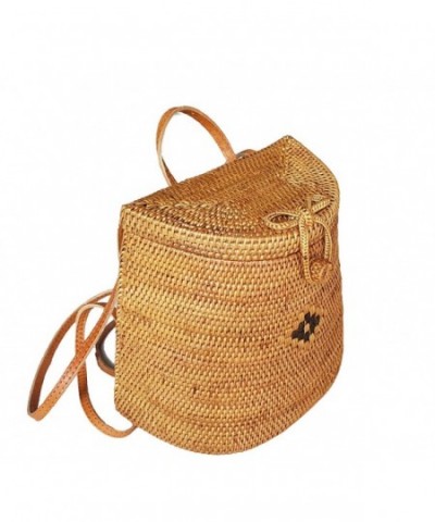Rattan Nation Woven Backpack Basket