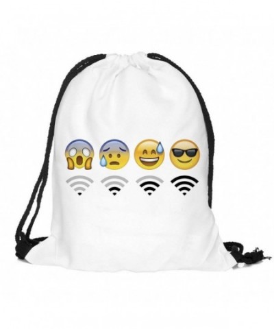 Emoji Drawstring Backpack School String