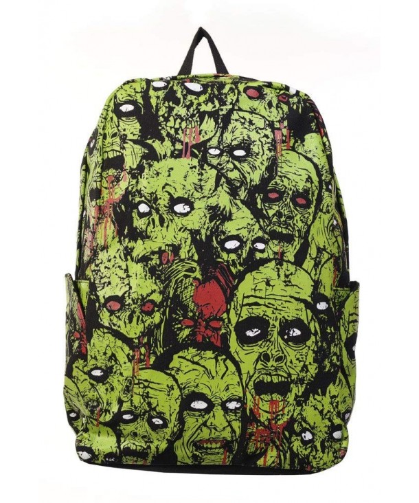 Banned Zombie Backpack Black Green
