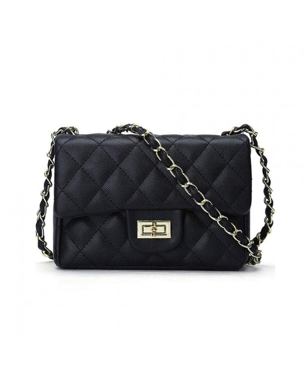Jollque Leather Crossbody Shoulder Quilted