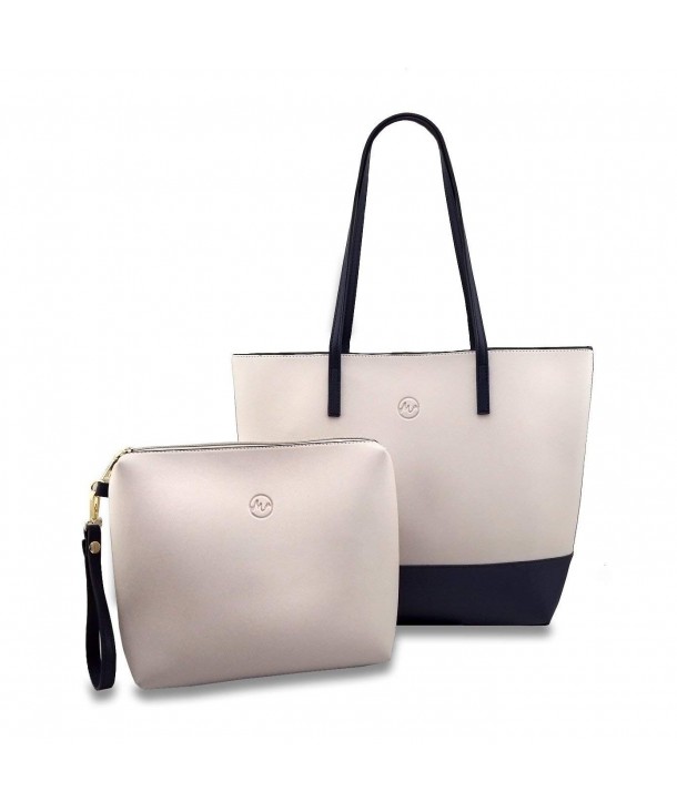 Minch Designer handbags clearance gray navy