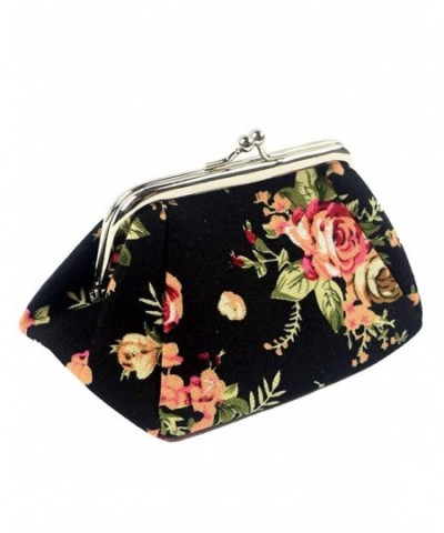 POPUCT Womens Flower Pattern Handbag