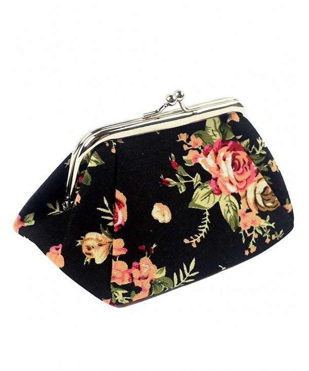 POPUCT Womens Flower Pattern Handbag