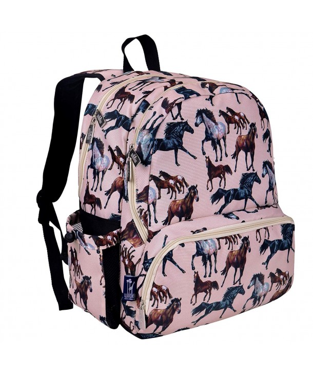 Wildkin Backpack Zippered Compartments Moisture Resistant