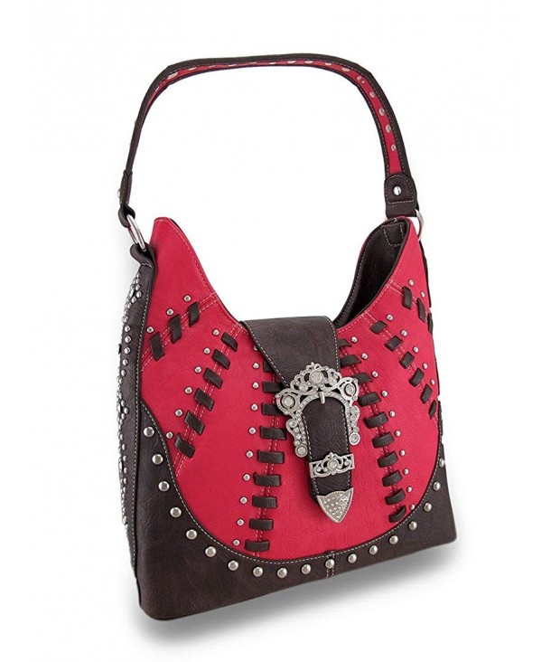 Western Stitched Shoulder Rhinestone Handbags
