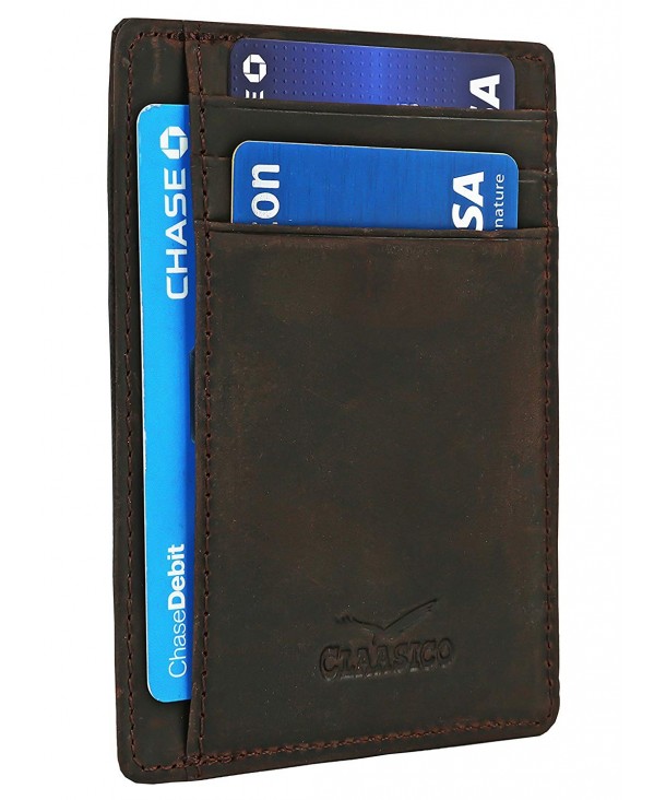 Pocket Wallet Genuine Leather Blocking