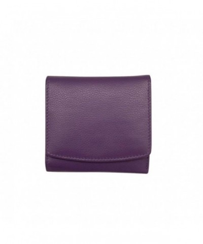 ili Leather Wallet Blocking Purple