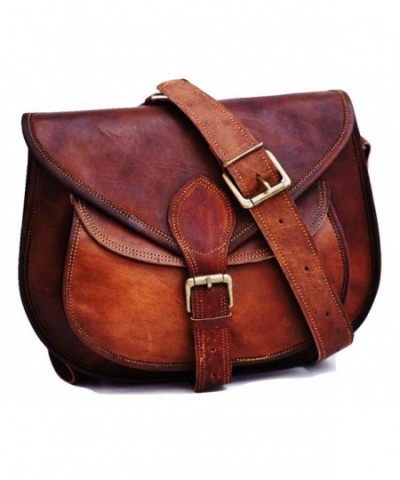 Leather Crossbody Shoulder Satchel Handbag
