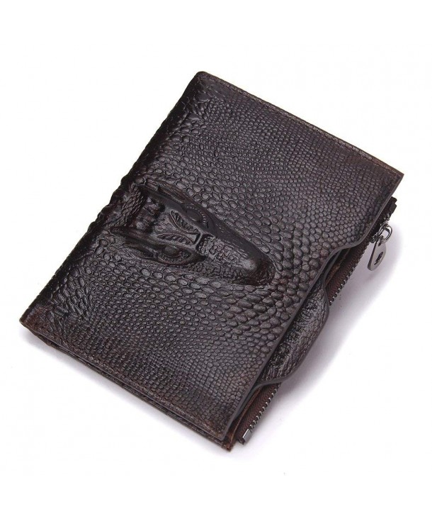 Contacts Genuine Leather Alligator Holder