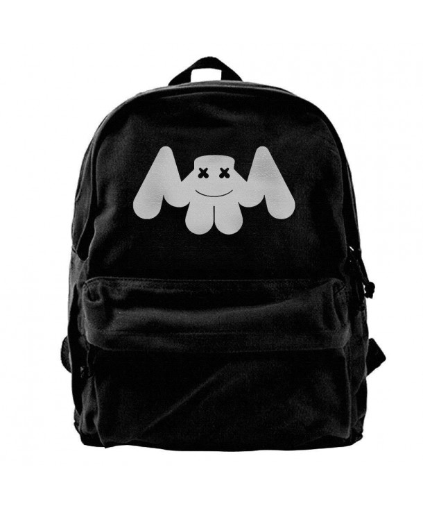 KIHOYG Mysterious Marshmello Canvas Backpack