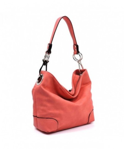 leather bucket shoulder handbag detachable